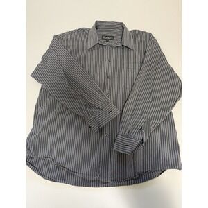 Nicole Miller New York Men's Long Sleeve‎ Button Down Shirt 17. G37